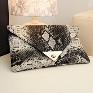 Snake Envelope Clutch